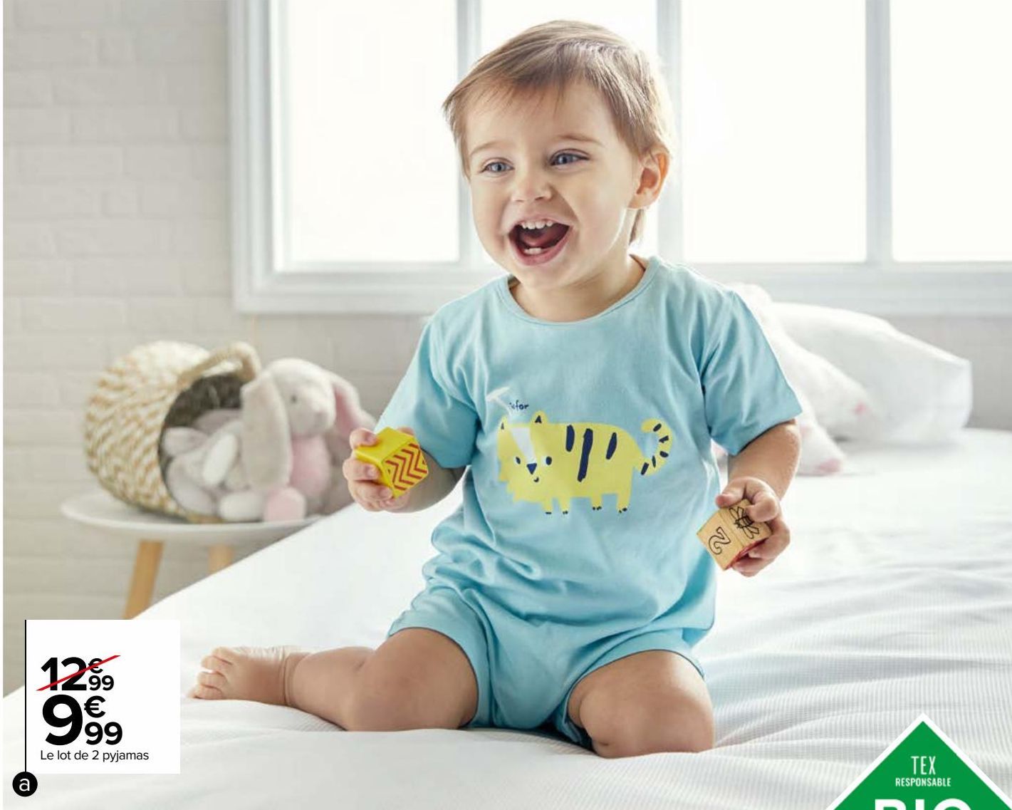 Lot de 2 pyjamas bébé 