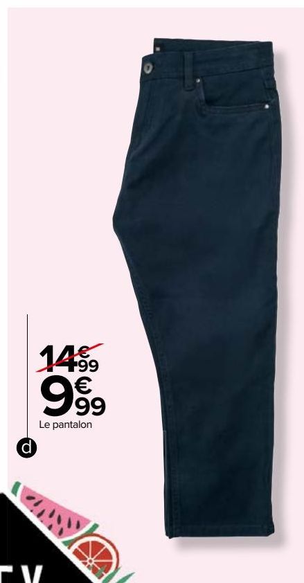 Le pantalon Capri femme