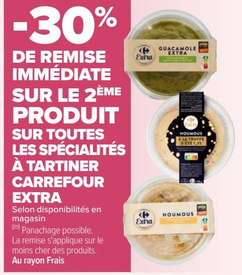 TOUTES LES SPECIALITES A TARTINER CARREFOUR EXTRA