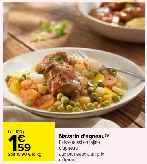 navarin d'agneau