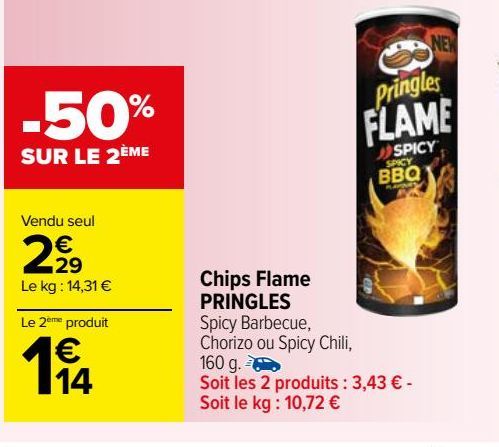 chips flame Pringles