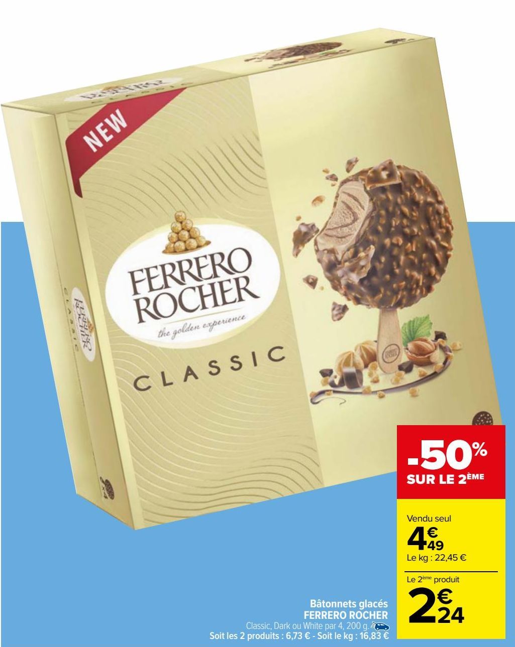 Batonnets glacés Ferrero Rocher
