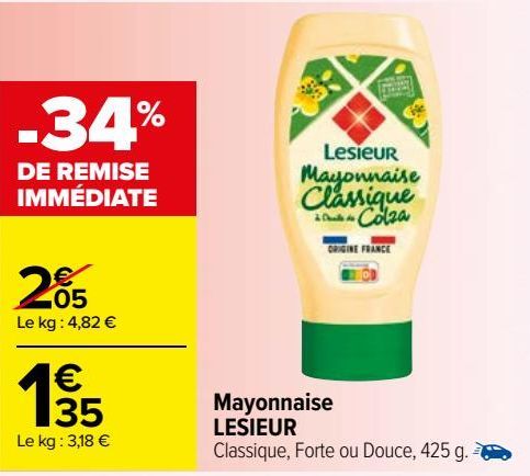 Mayonnaise Lesieur 