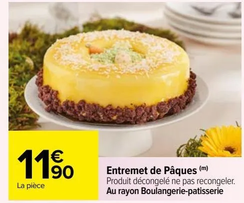 entremet de pâques