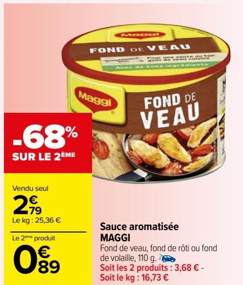 sauce aromatisée Maggi