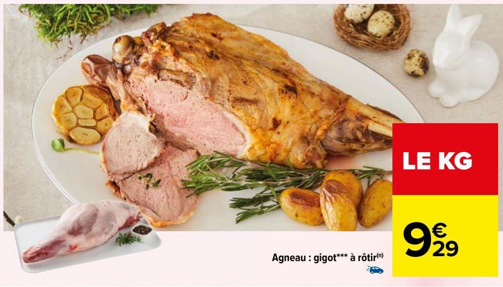 Agneau: gigot à rôtir