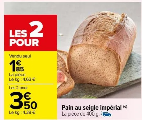 pain au seigle impérial