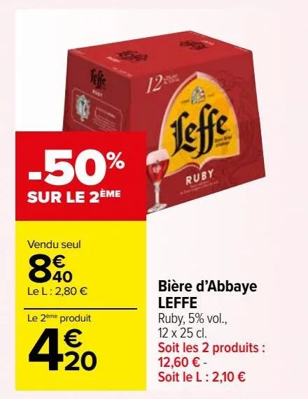 biere d'abbaye leffe