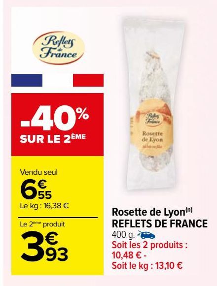 ROSETTE DE LYON REFLETS DE FRANCE