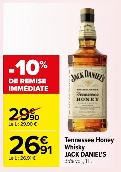 tennessee honey whisky jack daniel's