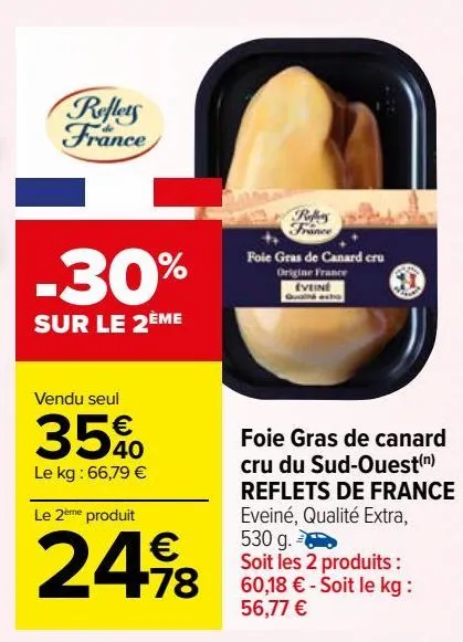 foie gras de canard cru du sud-ouest reflets de france