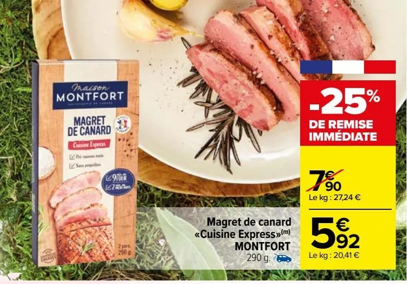 magret de canard <<cuisine express>> montfort
