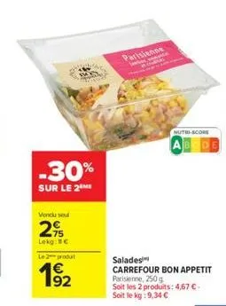 salades carrefour