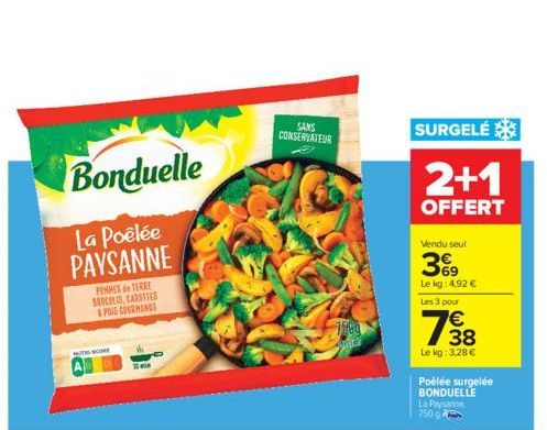 fricassé de légumes Bonduelle