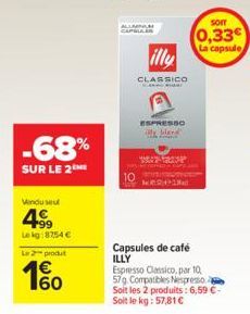 capsules de café Illy