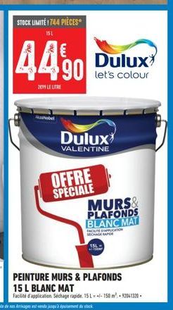 peinture murs Dulux