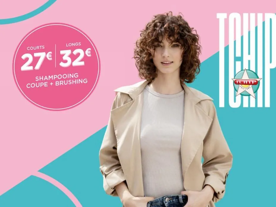 courts  longs  27€ 32€  shampooing coupe + brushing  tchtp  
