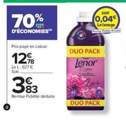 soldes Lenor