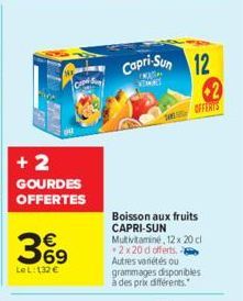 boisson aux fruits Capri Sun