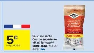 saucisse sèche montagne noire