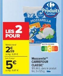 mozzarella Carrefour