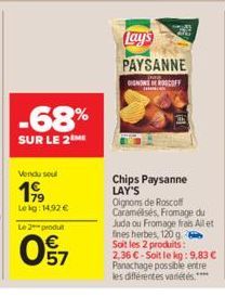 fromage frais Lay's