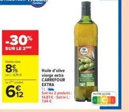 huile d'olive vierge carrefour