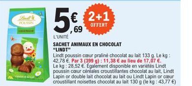 chocolat au lait Lindt