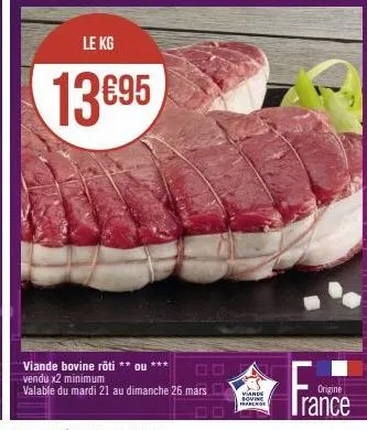 viande bovine mars