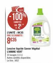 lessive liquide L'Arbre Vert