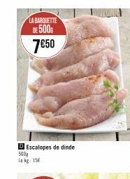 escalopes de dinde 