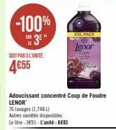 adoucissant lenor