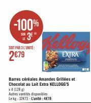 chocolat au lait Kellogg's