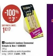 jambon sodebo