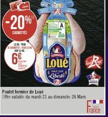 poulet fermier Loué