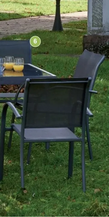 fauteuil de jardin empilable
