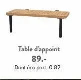 table d'appoint 