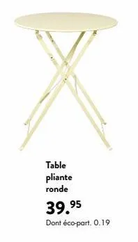 table pliante 