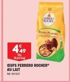 Lait Ferrero Rocher offre sur Aldi