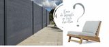 MEHAT - Modula Lame -H.1,80 m et poteau H 2,35 mxL12 x 8 cm -A partir de : 336,00 €/ml  Envie de Farniente en toute discretion  2  offre sur Point P