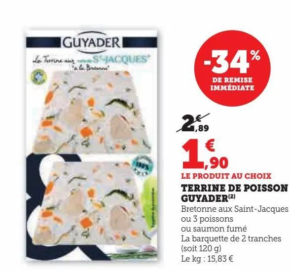 terrine de poisson guyader