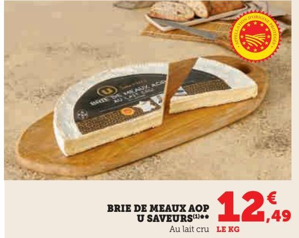 brie de meaux aop U saveurs