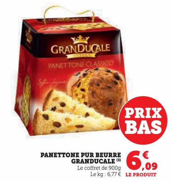 panettone pur beurre Granducale