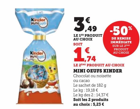 Mini oeufs Kinder