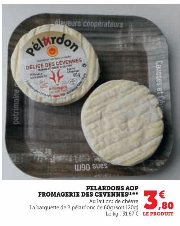 Pelardons aop fromagerie des cevennes