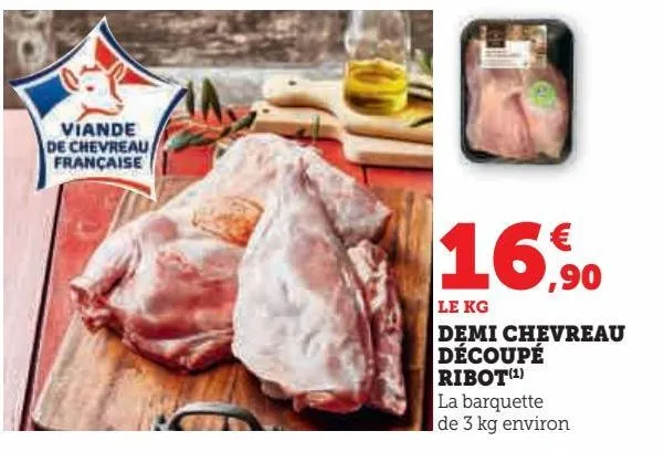 demi chevreau découpé ribot