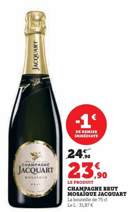 champagne brut mosaique Jacquart