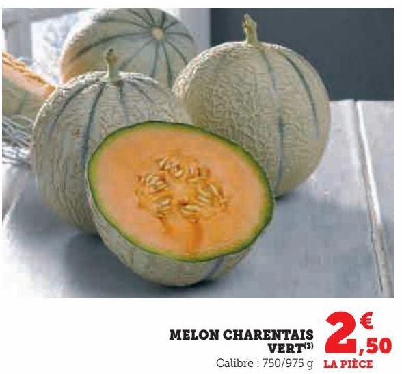 melon charentais vert