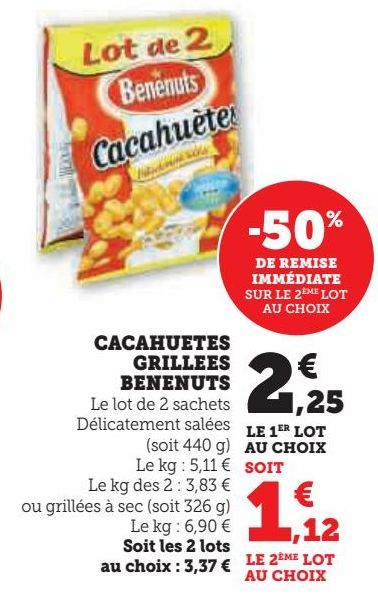 cacahuètes grillées Bénenuts