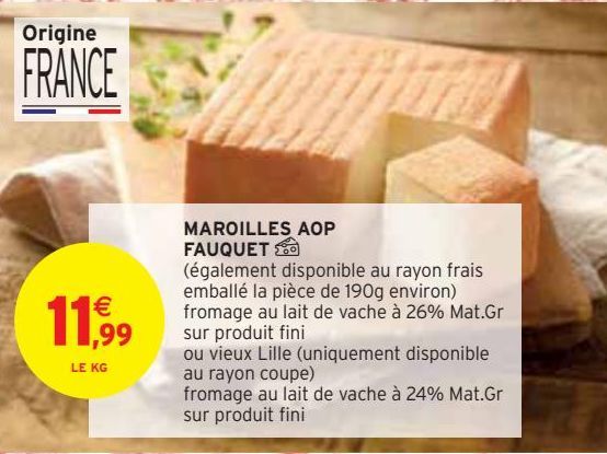 MAROILLES AOP FAUQUET